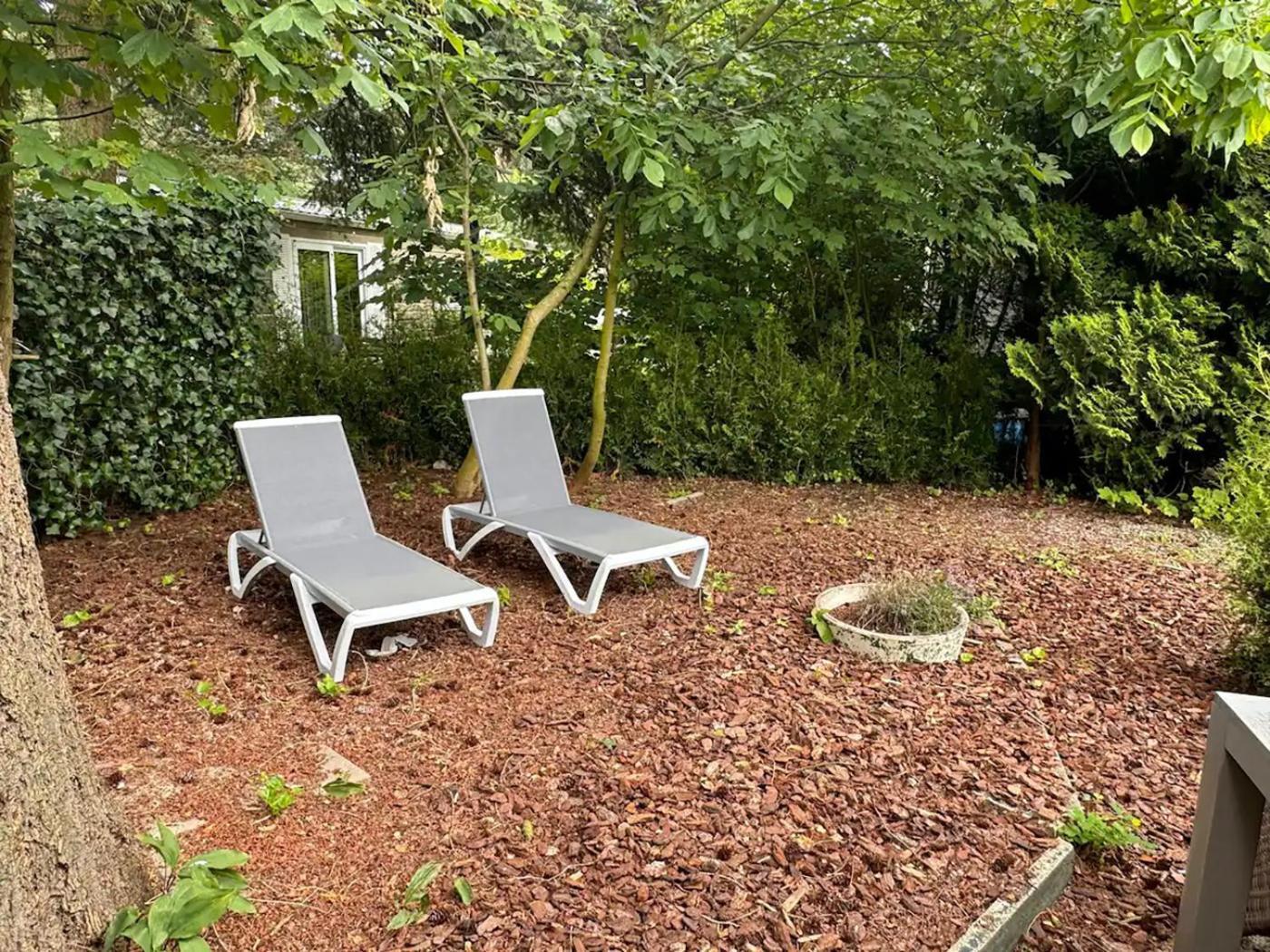 Ruim En Luxe Chalet Privetuin - Park 'De Ijsvogel' Appartement Voorthuizen Buitenkant foto